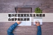 关于爱沙尼亚国家队在主场遭遇白俄罗斯队逆转的信息